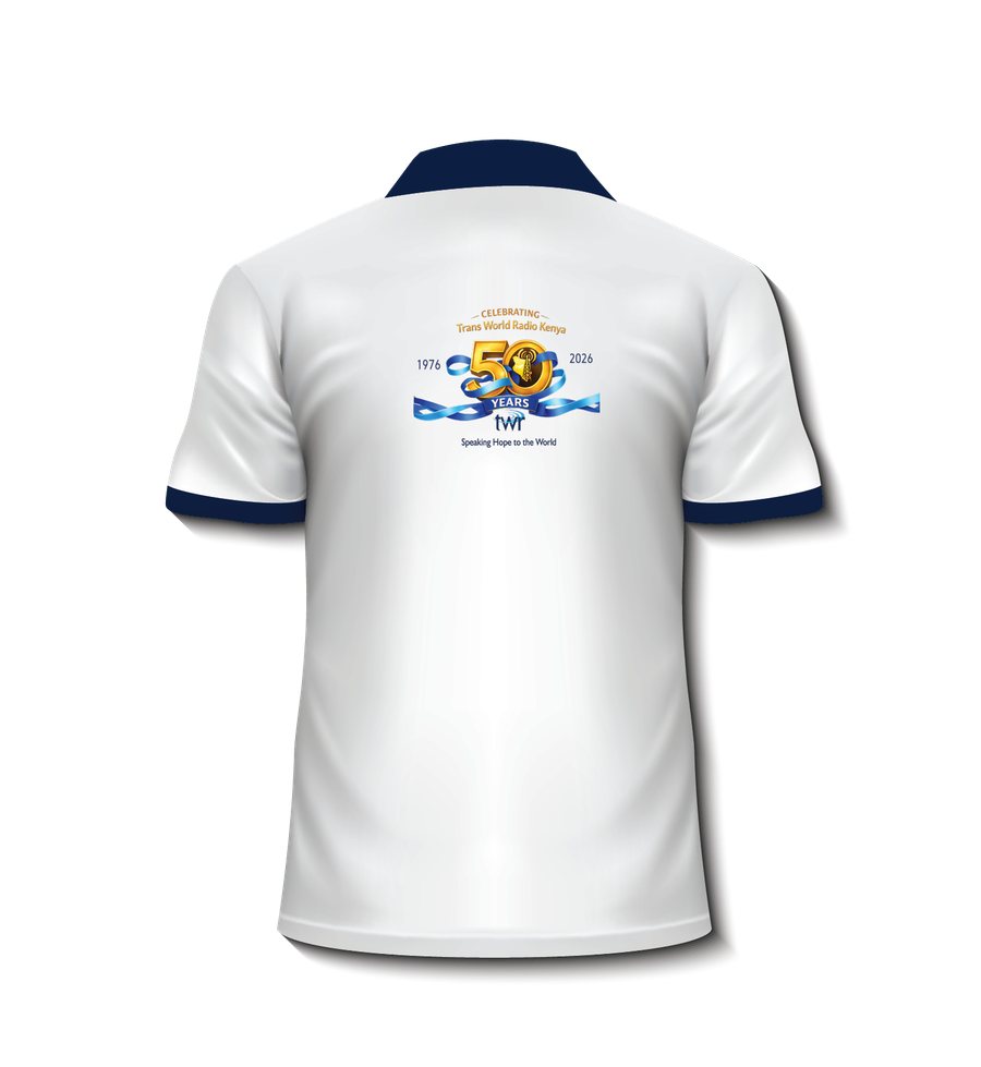 TWR Kenya Jubilee Polo Shirt, back view