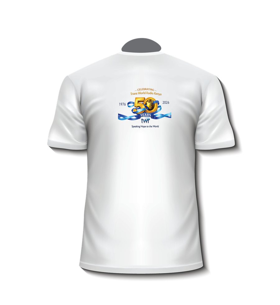 TWR Kenya Jubilee Round Neck Tee, back view